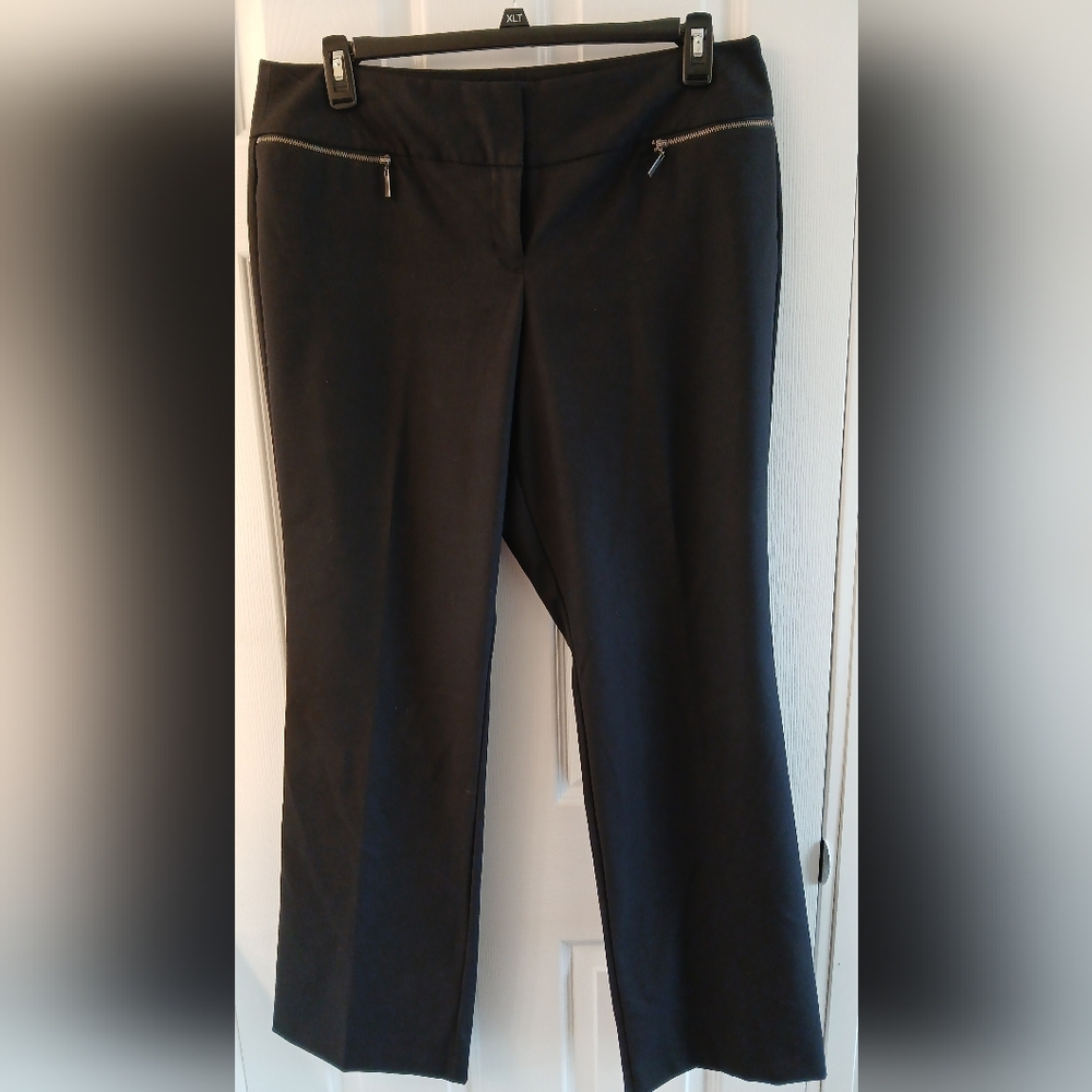Worthington Woman Black Slacks – Size 14W – Modern Fit – Gently Used